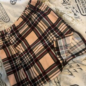 Plaid Mini Skirt